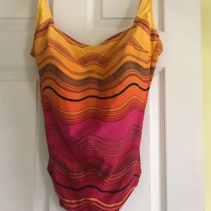 Orange, rose burnt red.  Only used a couple times